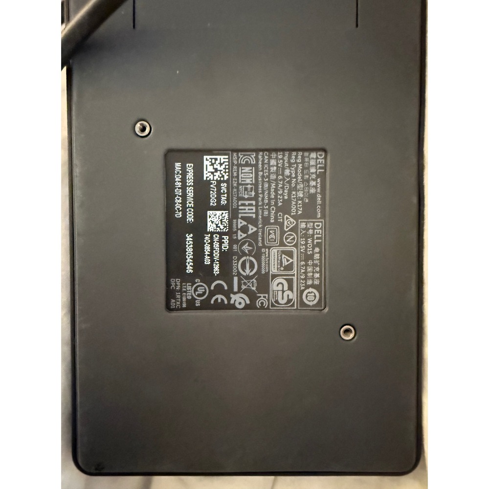 Dell USB C‎ Laptop Charger 130W AC Adapter XPS Latitude Precision OEM